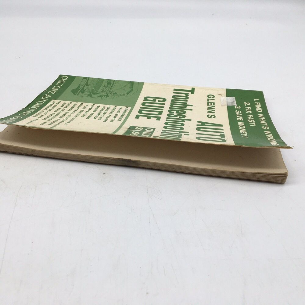 Glenn's Auto Troubleshooting Guide 1970's Book Chilton’s Automotive Guide VTG - Picture 4 of 13